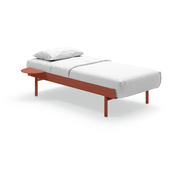 Bed 90 - 180, Rusty red
