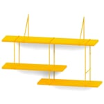 Shrink shelf RAL 1032 broom yellow