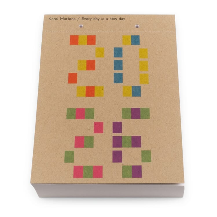 Tear-off calendar Every Day Is a New Day - Karel Martens