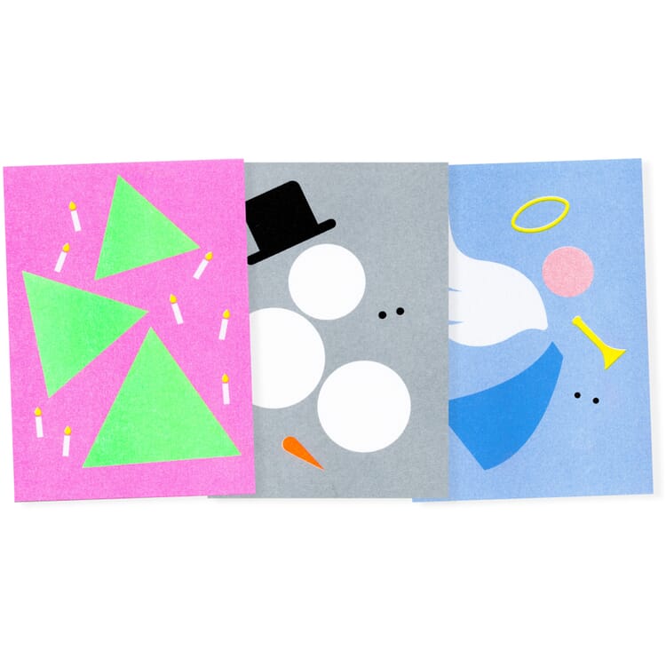 Riso Winter postcard set
