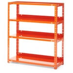 Industrial Shelving." RAL 2004 Pure Orange"