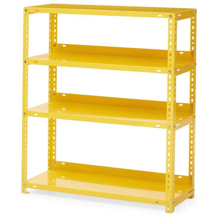 Industrial Shelving Unit, RAL 1018 Zinc Yellow