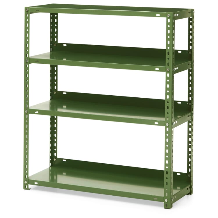 Industrial Shelving Unit, RAL 6011 Reseda Green