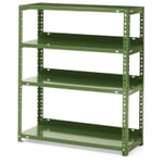 Industrial Shelving." RAL 6011 Reseda Green"
