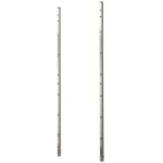 Wall hook rail for Inox shelving system