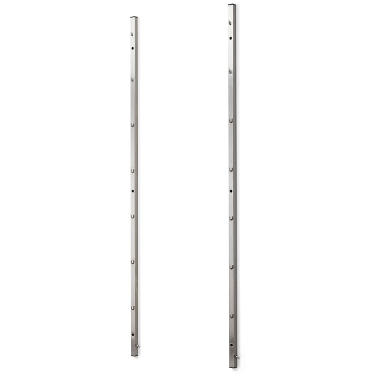 Wall hook rail for Inox shelving system