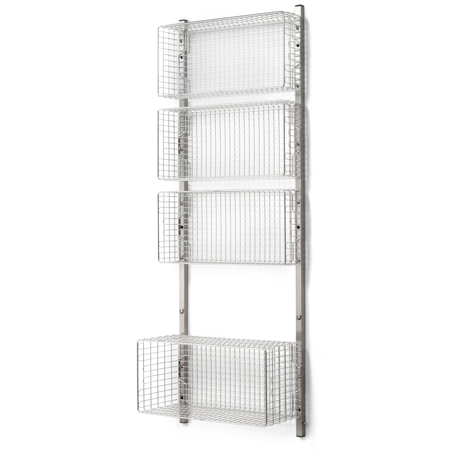 Wall Mounted Wire Shelving Systems Wall Mounted Chrome Wire Shelving