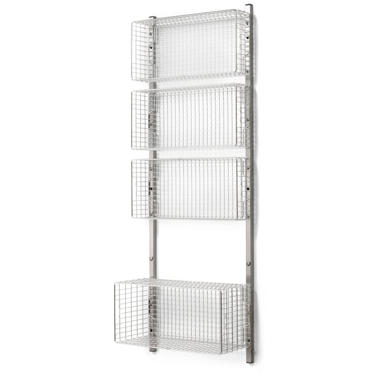 Inox shelving system