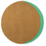 Eclipse Rug Brown-Mint Ø 120 cm