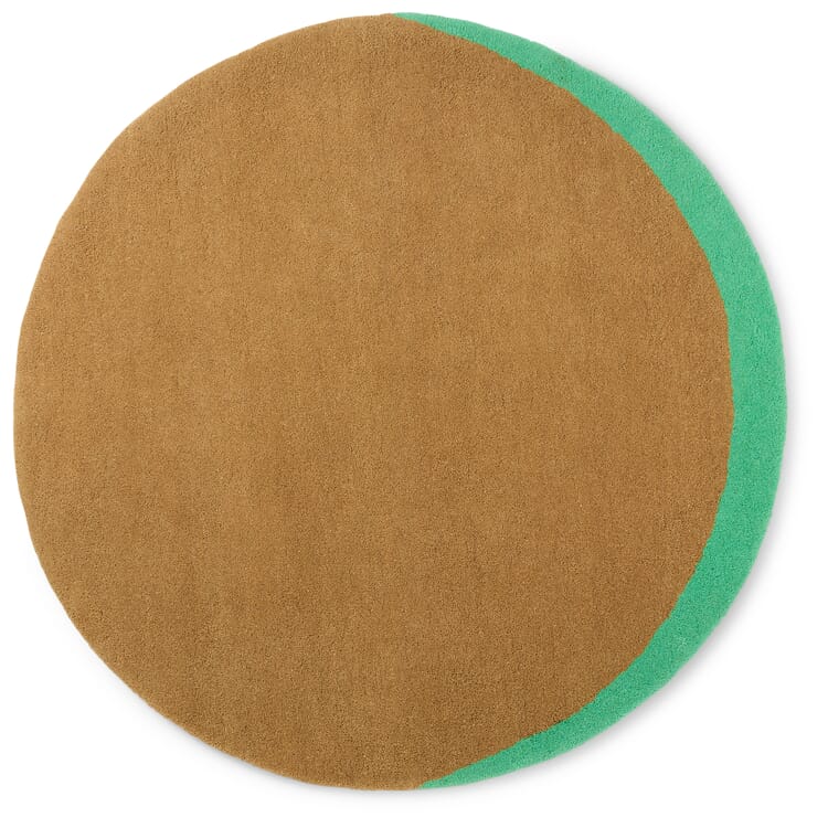 Eclipse Rug, Brown-Mint