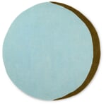 Eclipse carpet Light blue-olive Ø 120 cm