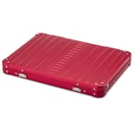 Aluminum laptop sleeve Ruby colors