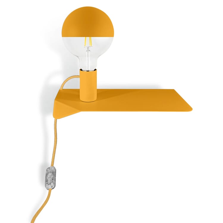 LED-Globelampe Maria, RAL 1028 Melonengelb - 7W