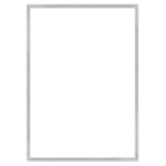 Alpha Picture Frames." Silver, matte"
