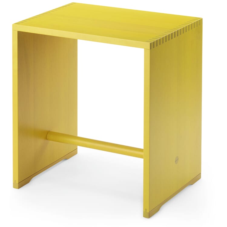 Ulmer Hocker farbig, Zitronengelb