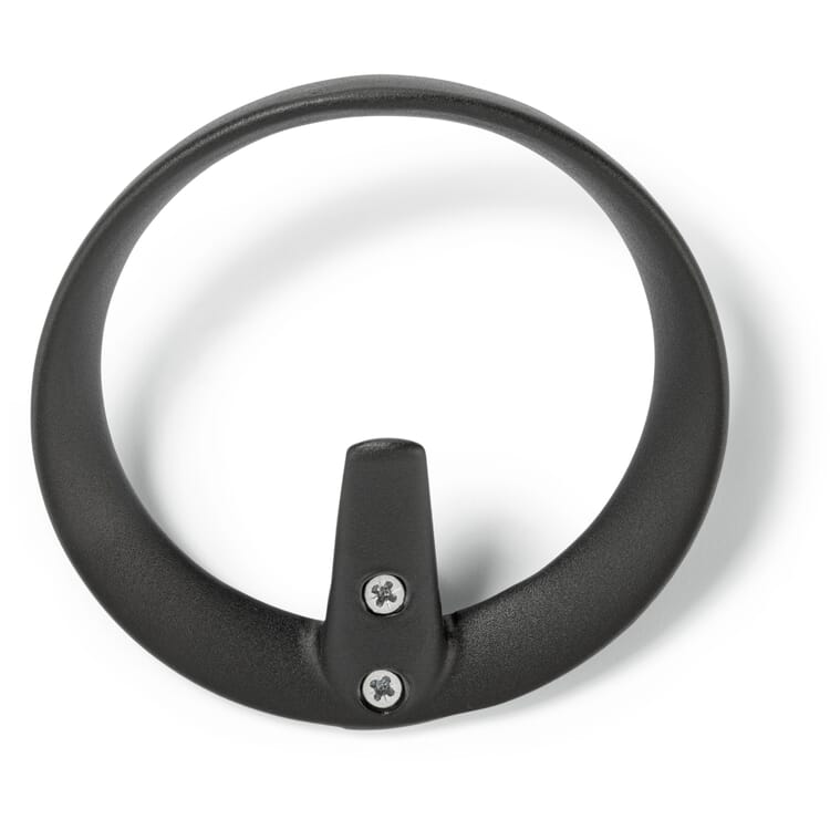 Coat hooks aluminum, Black