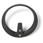 Garderobenhaken Aluminium Schwarz