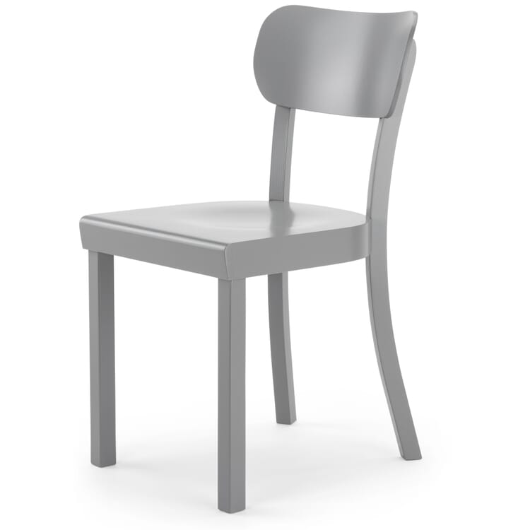 Chair Frankfurt kitchen chair, Traffic gray A RAL 7042