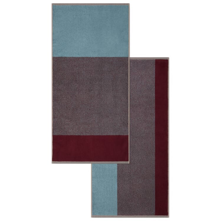 Blend towel series, Bordeaux blue