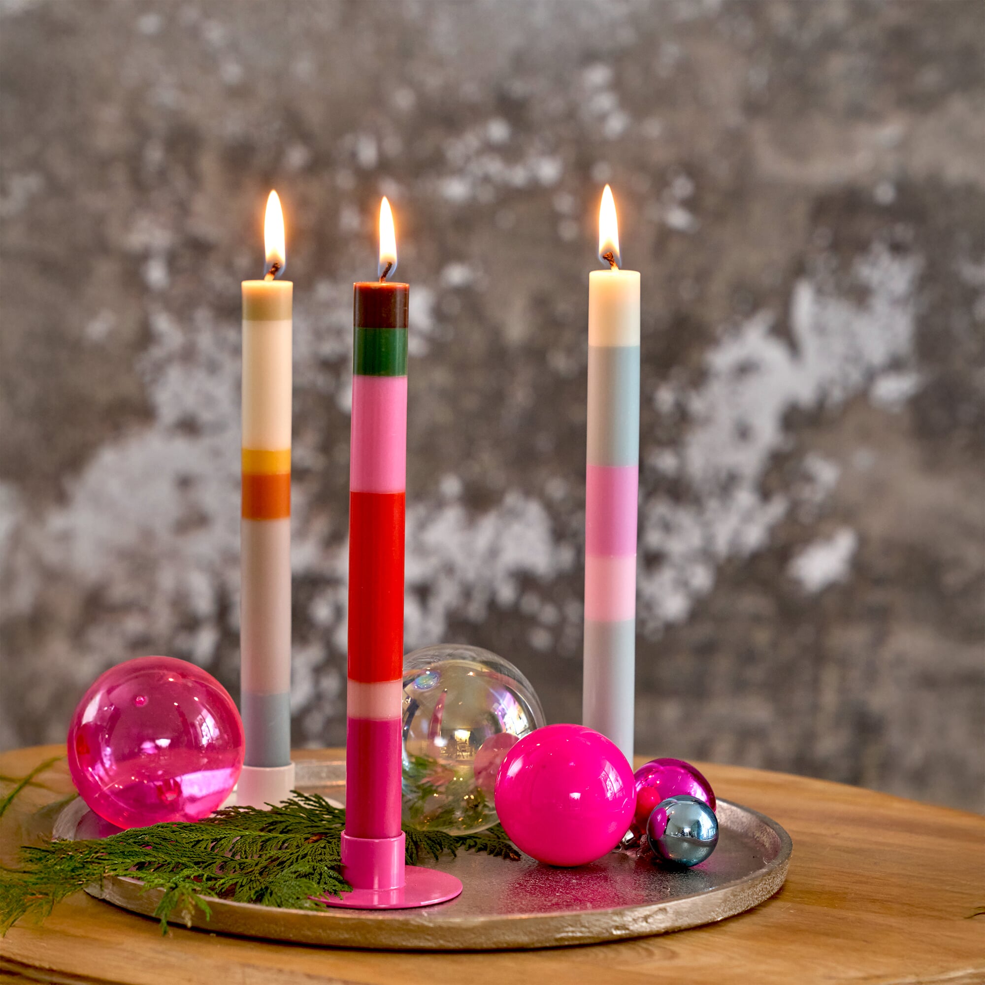 Stabkerze Weihnacht, Weihnachstgruß