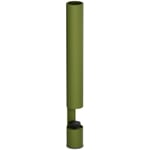 Vase CLEM RAL 6011 Reseda green