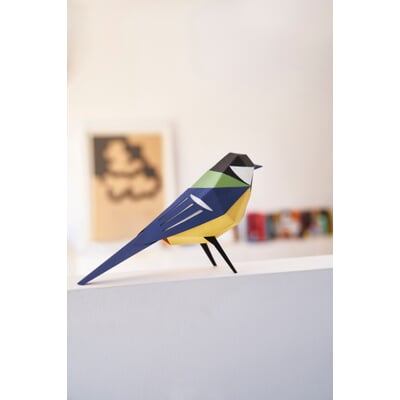 3D Paper Model Birds, Parus Major | Manufactum