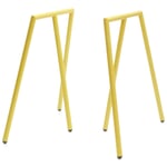 Benito table trestle Zinc yellow RAL 1018