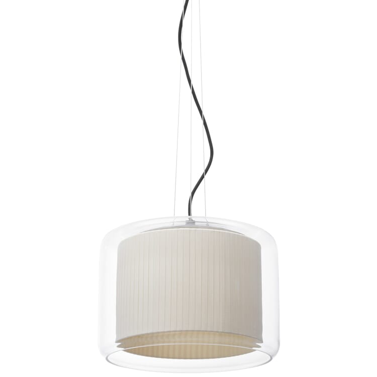 Pendant light Mercer 30, Natural, pleated