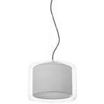 Pendant light Mercer 30 Pearl white, perforated
