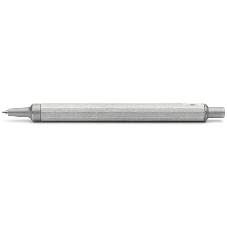 Retractable ballpoint pen aluminum