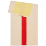 Colours on the Beach towel series Towel Red / light yellow