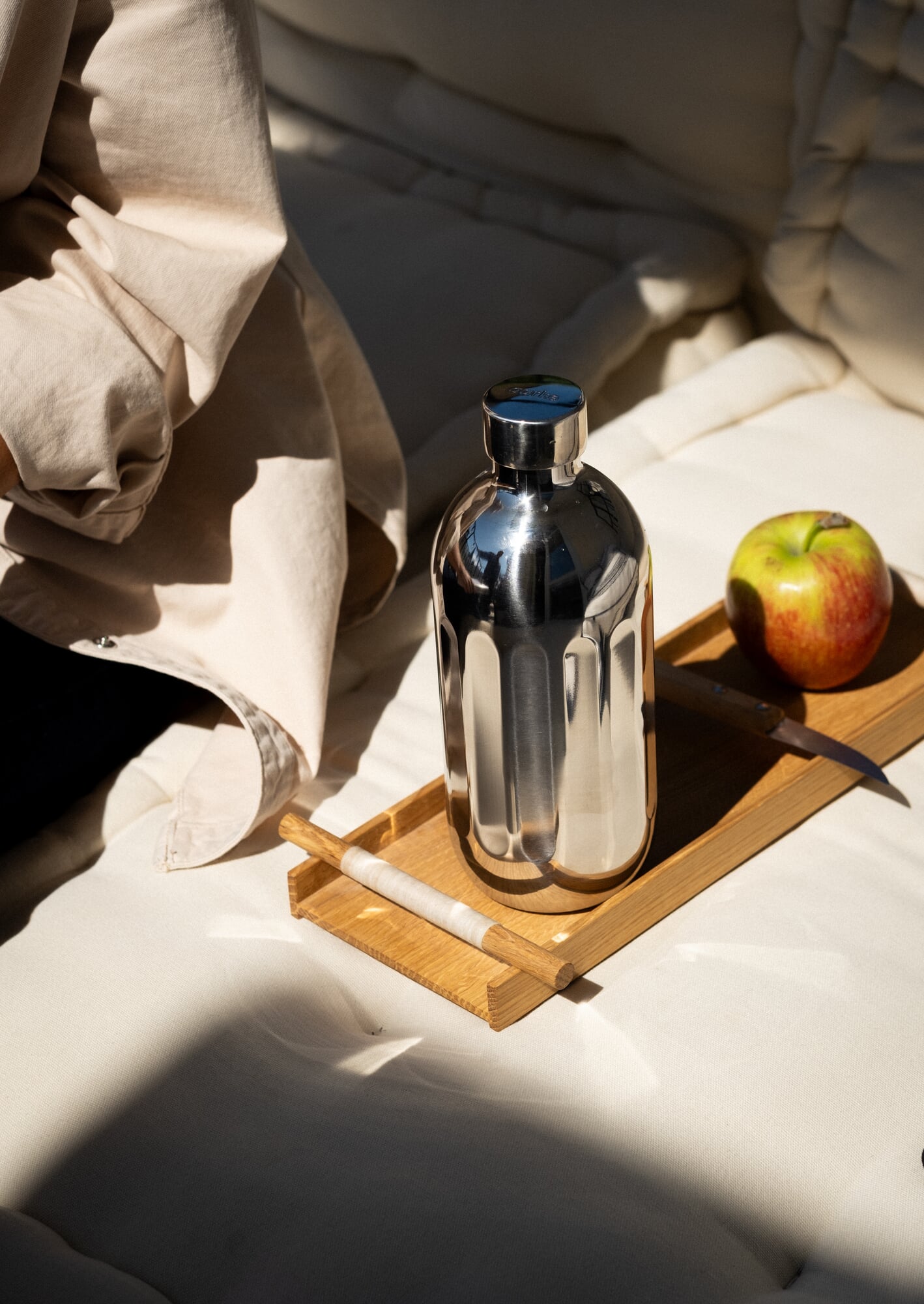 Edelstahlflasche zu Wassersprudler Carbonator Pro