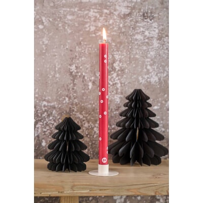 Stabkerze XMAS Countdown, Rot