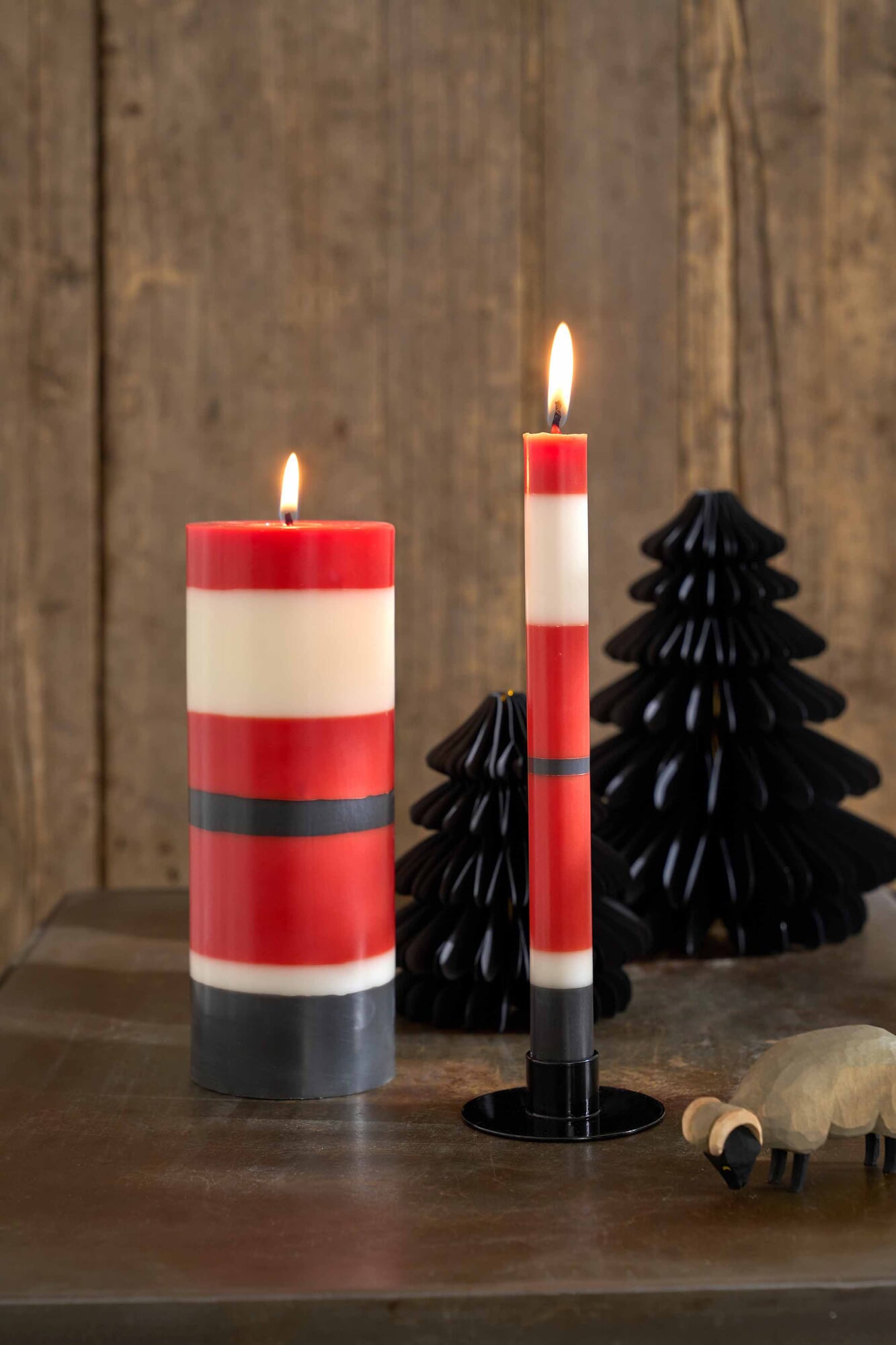 Stabkerze Weihnacht, Weihnachtsmann