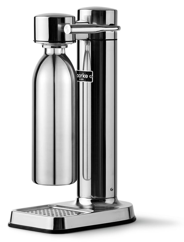 Wassersprudler Carbonator 3, Edelstahl, poliert, Inkl. Edelstahlflasche