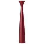 Rose Candle Holder." Burgundy"