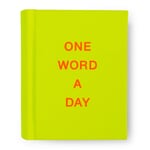 Notebook One Word a Day Neon yellow