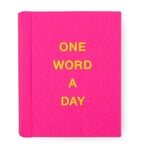 Notizbuch One Word a Day Neonpink