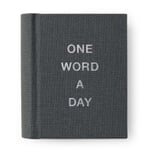 Notizbuch One Word a Day Grau