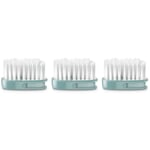 Replacement brush head for the Berninox 316 toothbrush Medium Iceberg Green
