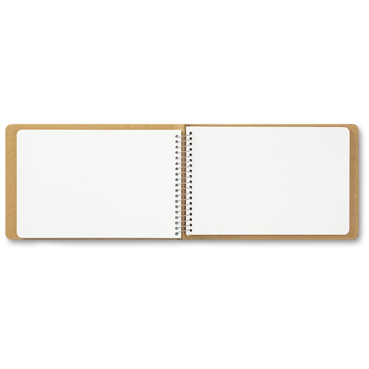 Spiral notebook B6 landscape, Writing paper