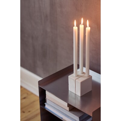 Kerzenständer 4 Blocks, Weiß, GMK X ONOMAO