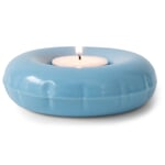 Teelichthalter Moby Hellblau