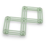 French scissor coaster Green