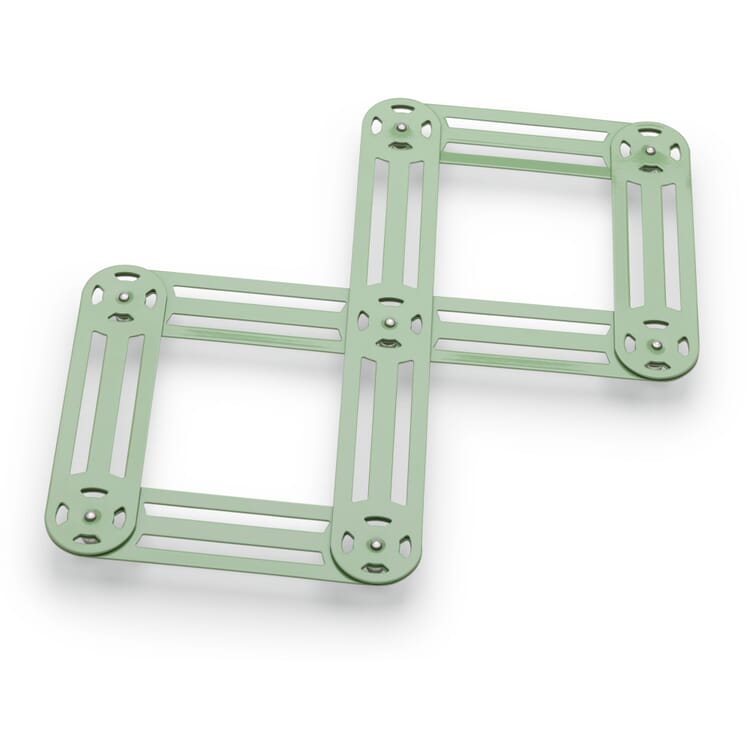 French scissor coaster, Green