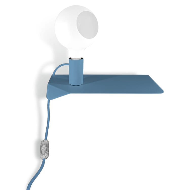 Mensola Magnetica shelf light, Blue