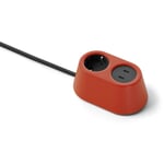 Steckdose Nomad Block 02 RAL 2002 Blutorange