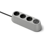 Nomad socket Block 04 RAL 9006 white aluminum