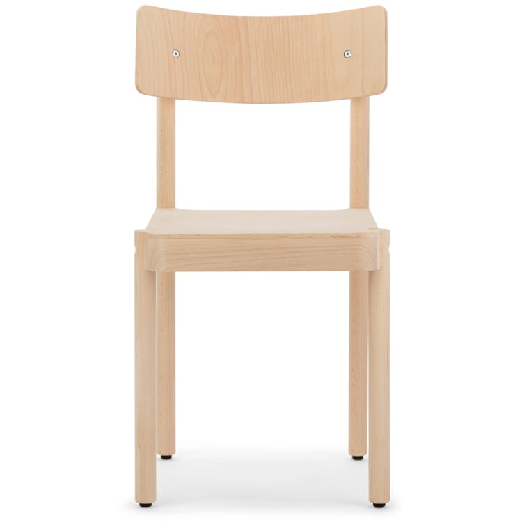 EINSER Chair, Untreated / Stainless steel, raw (flat pack)