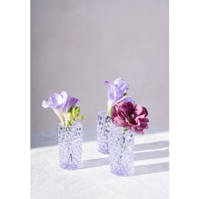 Vase Hobnail, Lila